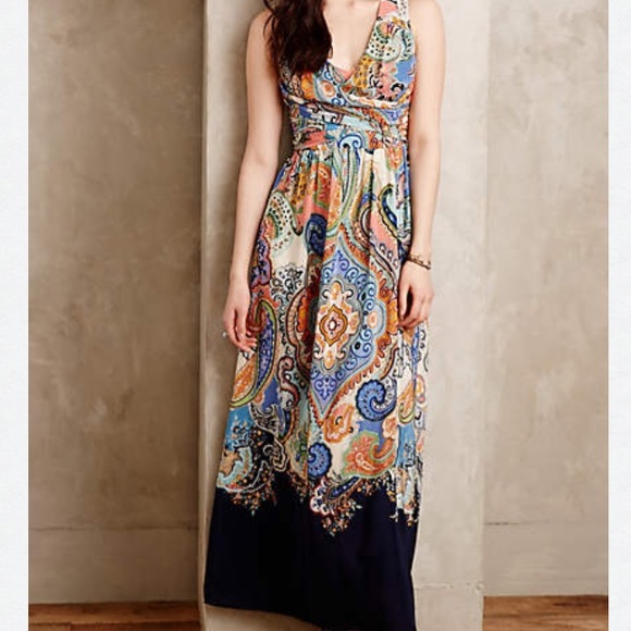 Anthropologie(Maeve) Vizcaya paisley maxi dress - Picture 7 of 8